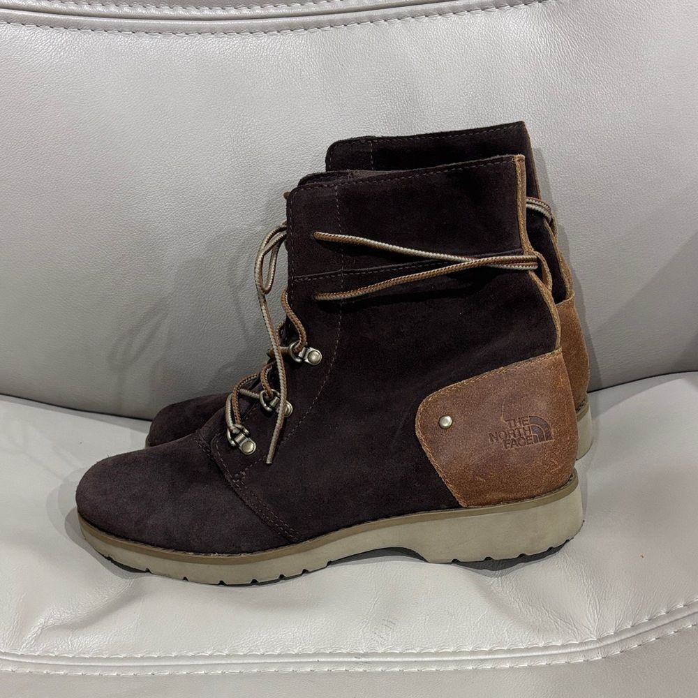 THE NORTH FACE Ballard Lace II Suede Boots in the color Bracken Brown sz 9.5